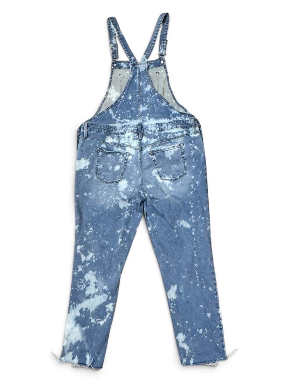 Upcycled ISABEL BY INGRID & ISABEL Overalls 8 Maternity Light Wash - Picture 8 of 11